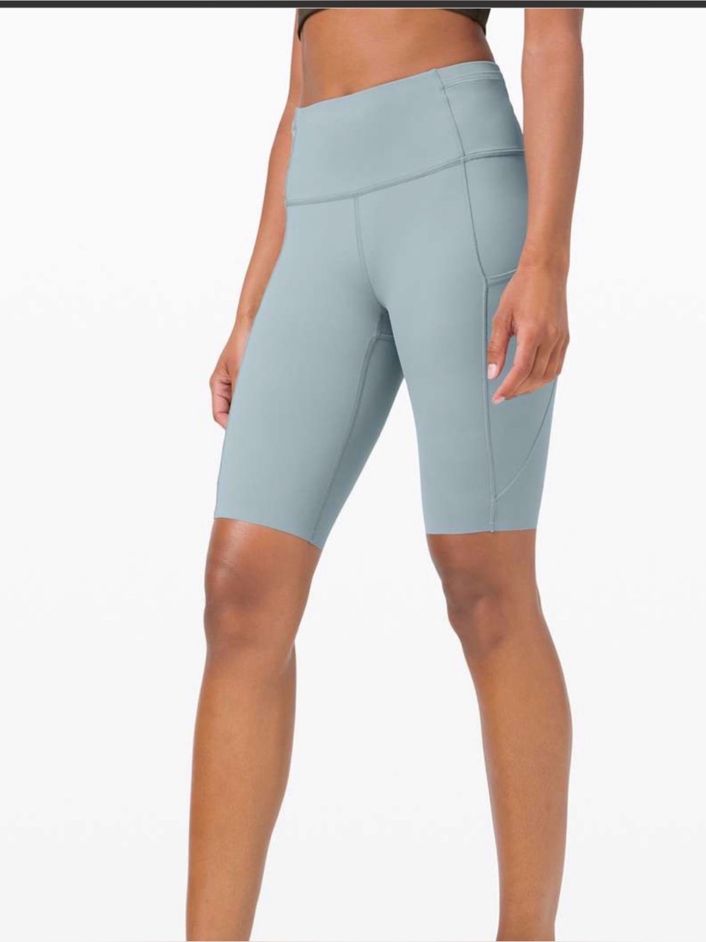 Lululemon Fast And Free Short 10" *Non-Reflective Blue Cast Size 10
